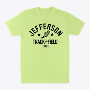 Jefferson Elementary School Track and Field Classic Dad T-Shirt