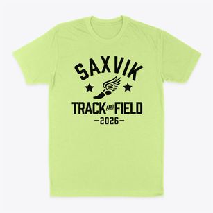 Saxvik Elementary School Track and Field Classic Dad T-Shirt