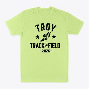 Troy Elementary School Track and Field Classic Dad T-Shirt