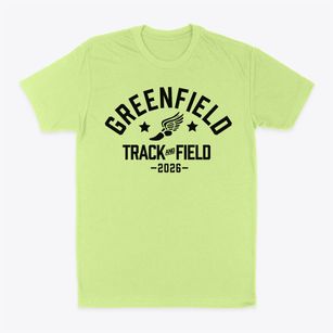 Greenfield Elementary School Track and Field Classic Dad T-Shirt