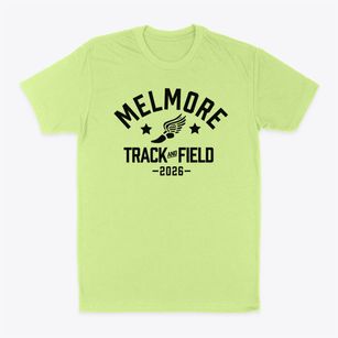 Melmore Elementary School Track and Field Classic Dad T-Shirt