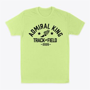 Admiral King High School Track and Field Classic Dad T-Shirt