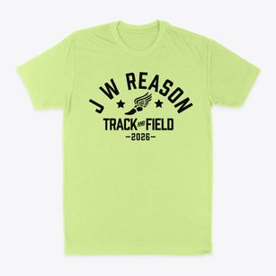 J W Reason Elementary School Track and Field Classic Dad T-Shirt