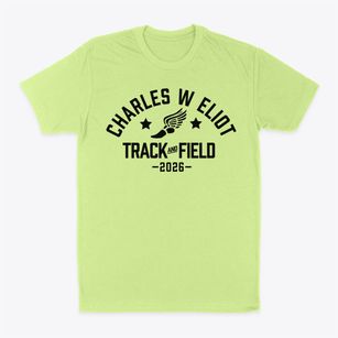 Charles W Eliot Middle School Track and Field Classic Dad T-Shirt