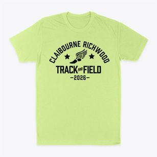 Claibourne Richwood Elementary School Track and Field Classic Dad T-Shirt