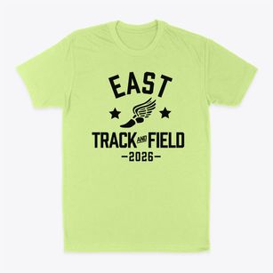 East High School Track and Field Classic Dad T-Shirt