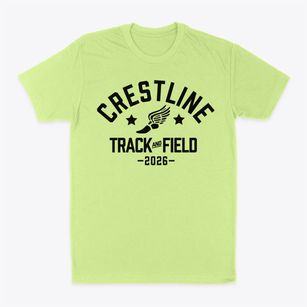 Crestline School Track and Field Classic Dad T-Shirt