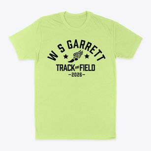 W S Garrett Elementary School Track and Field Classic Dad T-Shirt