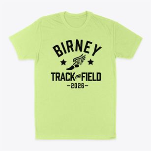 Birney Elementary School Track and Field Classic Dad T-Shirt