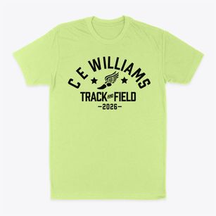 C E Williams Middle School Track and Field Classic Dad T-Shirt