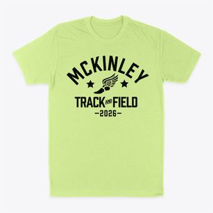 Mckinley Elementary School Track and Field Classic Dad T-Shirt
