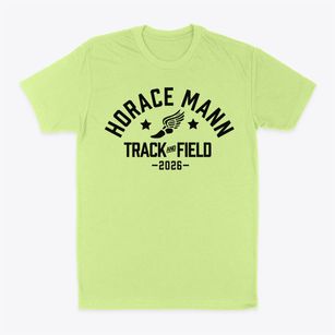 Horace Mann Middle School Track and Field Classic Dad T-Shirt