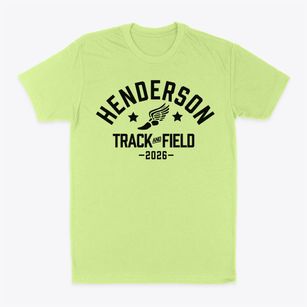 Henderson Kindergarten Track and Field Classic Dad T-Shirt
