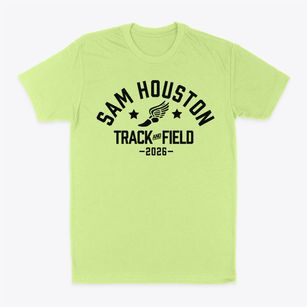 Sam Houston Elementary School Track and Field Classic Dad T-Shirt