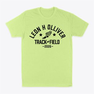 Leon H Olliver Junior High School Track and Field Classic Dad T-Shirt