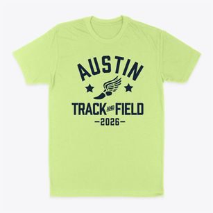 Austin Elementary School Track and Field Classic Dad T-Shirt