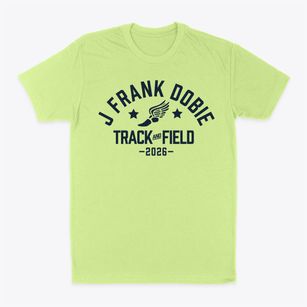 J Frank Dobie Junior High School Track and Field Classic Dad T-Shirt