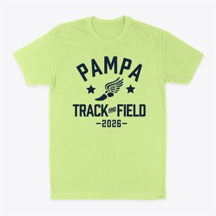 Pampa Middle School Track and Field Classic Dad T-Shirt