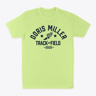 Doris Miller Montessori School Track and Field Classic Dad T-Shirt