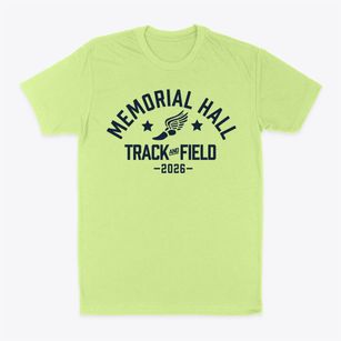 Memorial Hall School Track and Field Classic Dad T-Shirt