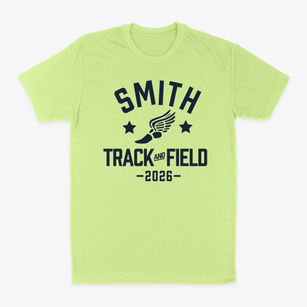 Smith Academy Track and Field Classic Dad T-Shirt