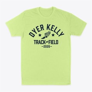 Dyer Kelly Elementary School Track and Field Classic Dad T-Shirt