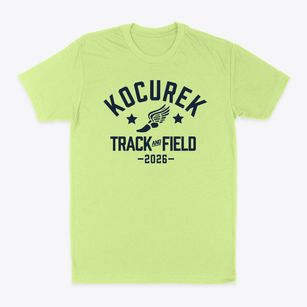 Kocurek Elementary School Track and Field Classic Dad T-Shirt