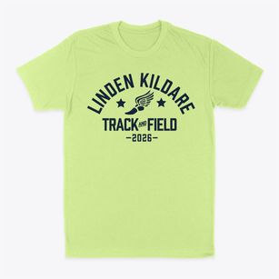 Linden Kildare Junior High School Track and Field Classic Dad T-Shirt