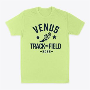 Venus Elementary School Track and Field Classic Dad T-Shirt