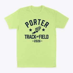 Porter High School Track and Field Classic Dad T-Shirt