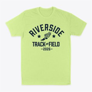 Riverside High School Track and Field Classic Dad T-Shirt