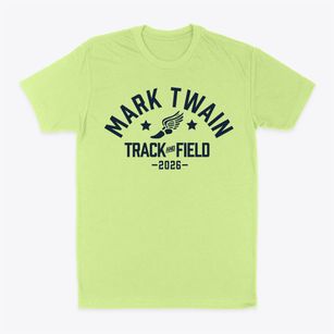Mark Twain Elementary School Track and Field Classic Dad T-Shirt