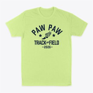 Paw Paw School Track and Field Classic Dad T-Shirt