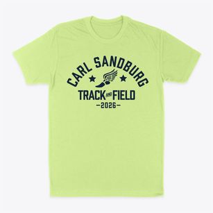 Carl Sandburg Elementary School Track and Field Classic Dad T-Shirt