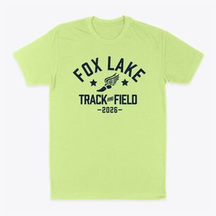 Fox Lake Elementary School Track and Field Classic Dad T-Shirt