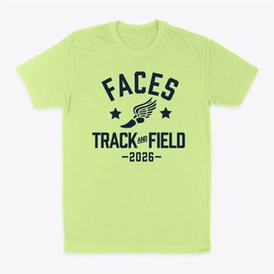 Faces Middle School Track and Field Classic Dad T-Shirt