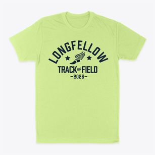 Longfellow Middle School Track and Field Classic Dad T-Shirt