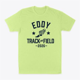 Eddy Middle School Track and Field Classic Dad T-Shirt