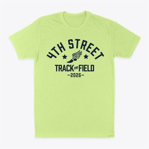 4th Street Elementary School Track and Field Classic Dad T-Shirt