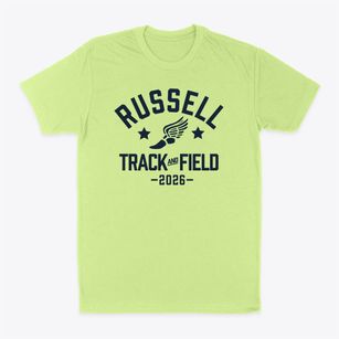 Russell Elementary School Track and Field Classic Dad T-Shirt