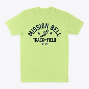 Mission Bell Elementary School Track and Field Classic Dad T-Shirt