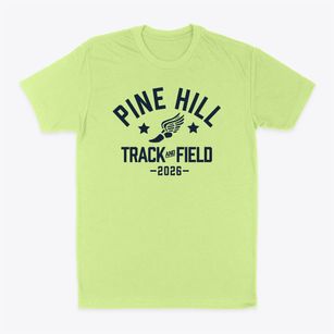 Pine Hill School Track and Field Classic Dad T-Shirt