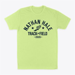 Nathan Hale Middle School Track and Field Classic Dad T-Shirt