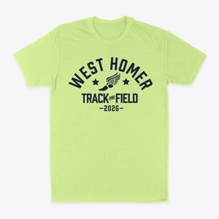 West Homer Elementary School Track and Field Classic Dad T-Shirt