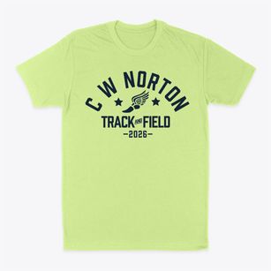 C W Norton Elementary School Track and Field Classic Dad T-Shirt