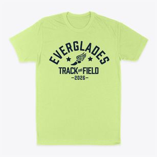 Everglades High School Track and Field Classic Dad T-Shirt