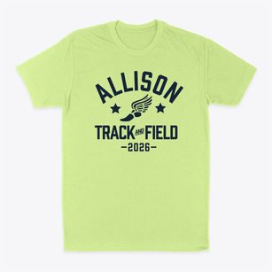 Allison Academy Track and Field Classic Dad T-Shirt