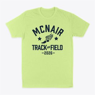 Mcnair Middle School Track and Field Classic Dad T-Shirt