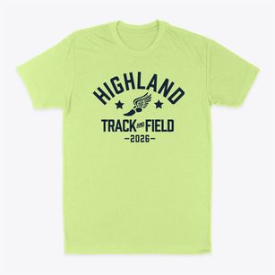 Highland Middle School Track and Field Classic Dad T-Shirt