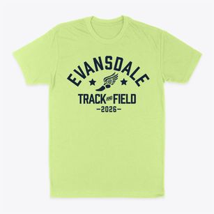 Evansdale Elementary School Track and Field Classic Dad T-Shirt
